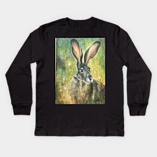 Jumpin' Jack Rabbit Kids Long Sleeve T-Shirt